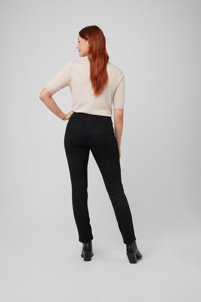 Detail Waist Ultra Suede Pants