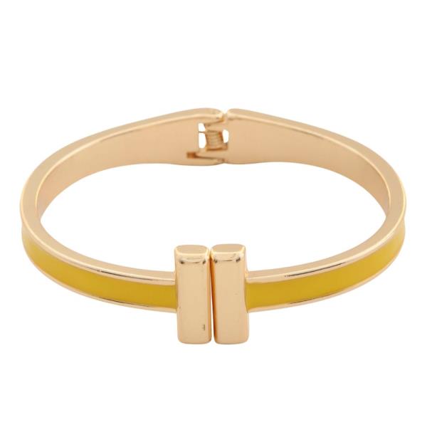 Color Metal Double Car Bracelet