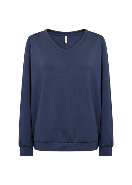 Long Sleeve V-Neck Sweatshirt