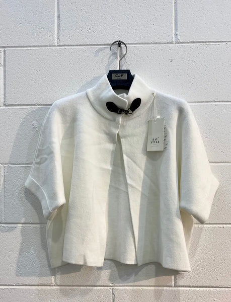 Buckled Crop Cardigan