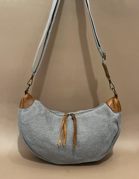 Cross Body Linen Bag