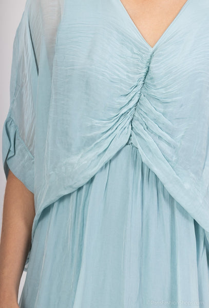 Detail Silk Dress - Italian