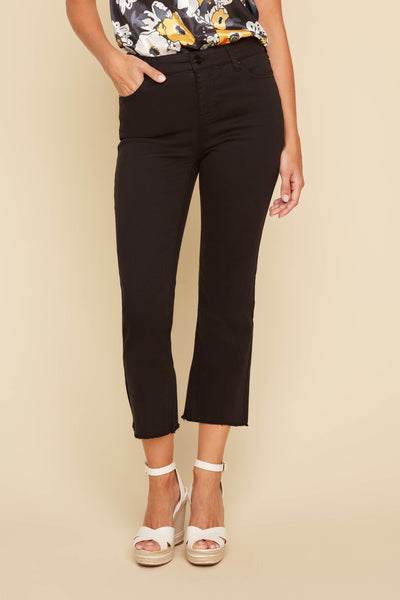 Cropped Boot Leg Pants