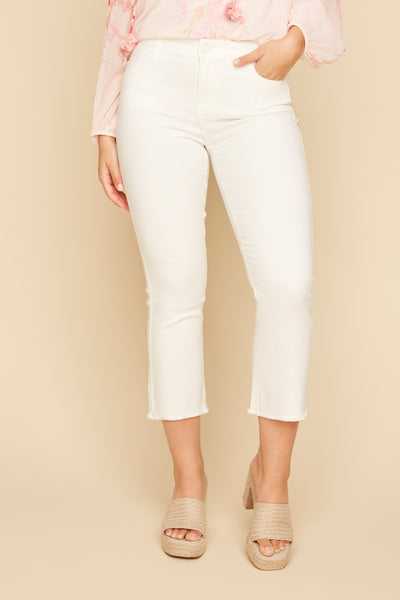 Cropped Boot Leg Pants