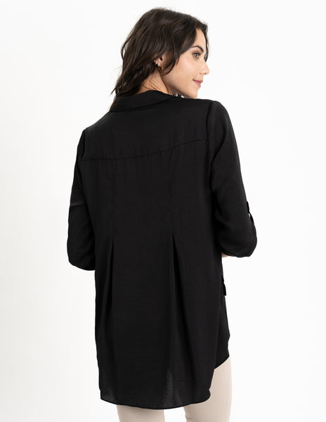Long Sleeve Air Flow Blouse
