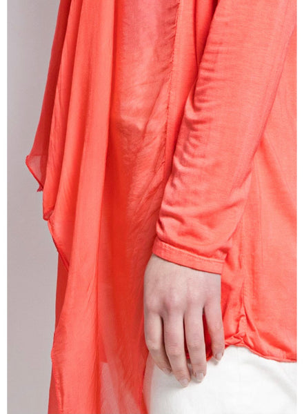 Long Sleeve Silk Cardigan
