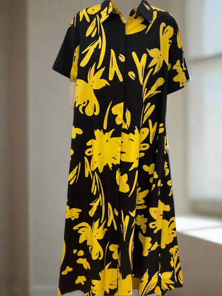 Leaf Print Dress