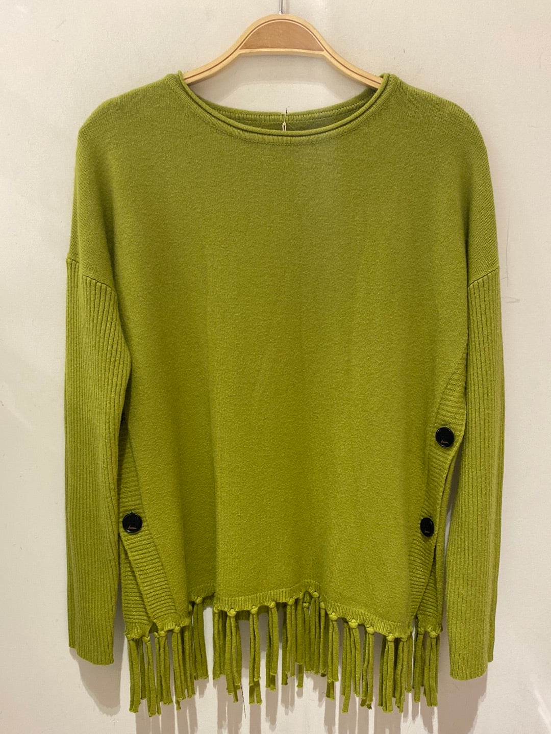 Fringe Trim Sweater