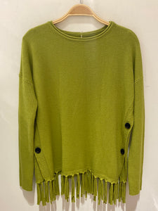 Fringe Trim Sweater