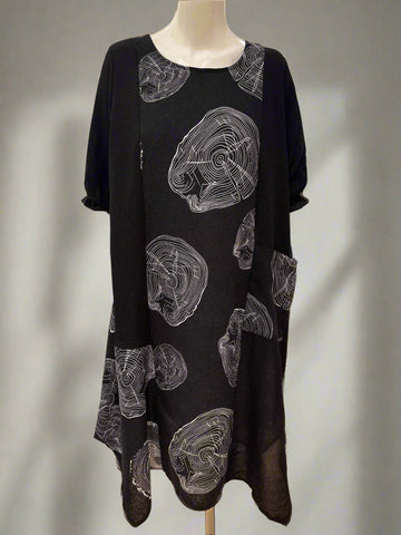 Short Sleeve Cotton Dress