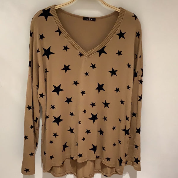 Star Print Sweater - Italian