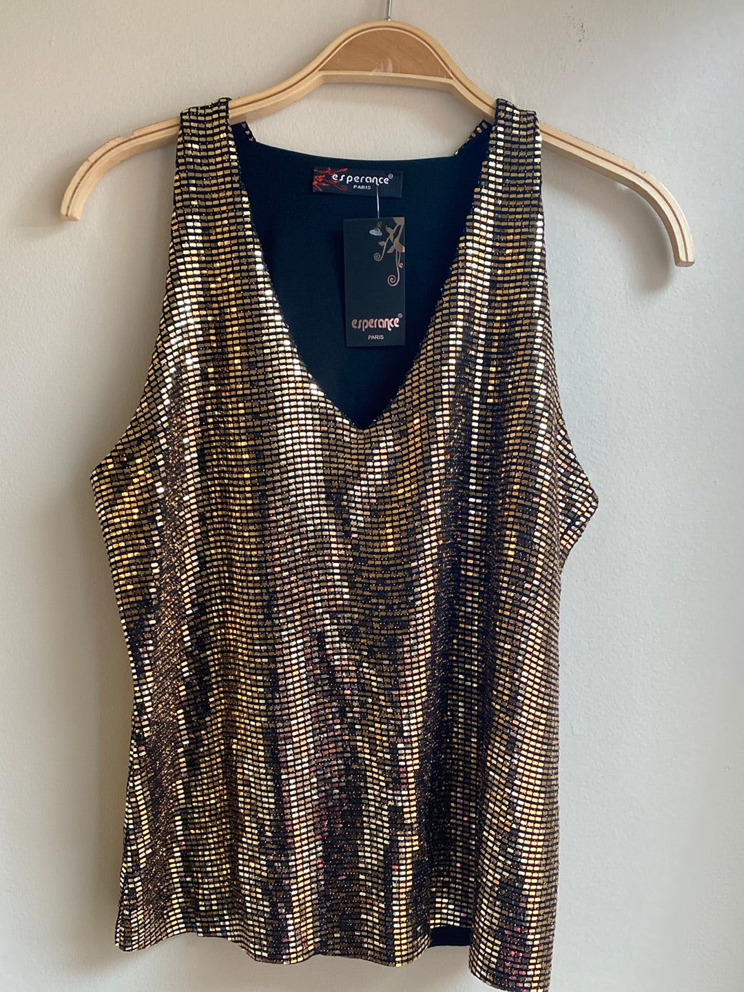 Sleeveless V-Neck Top