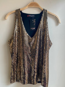 Sleeveless V-Neck Top