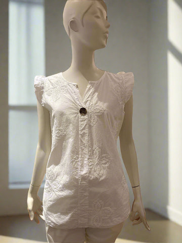Cotton Top With Embroidery