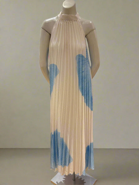 Long Pleat Dress