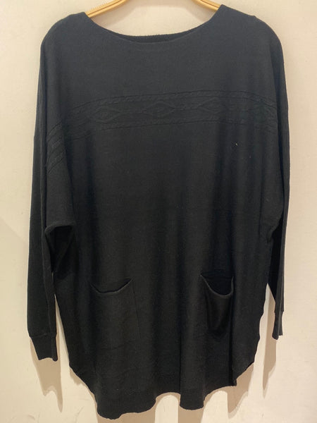 Pocket Front Wool/Mix Sweater