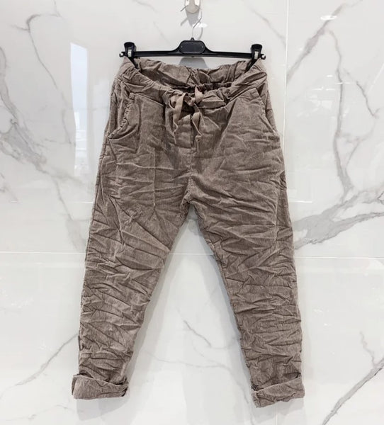 Draw String Waist Pants- Italian