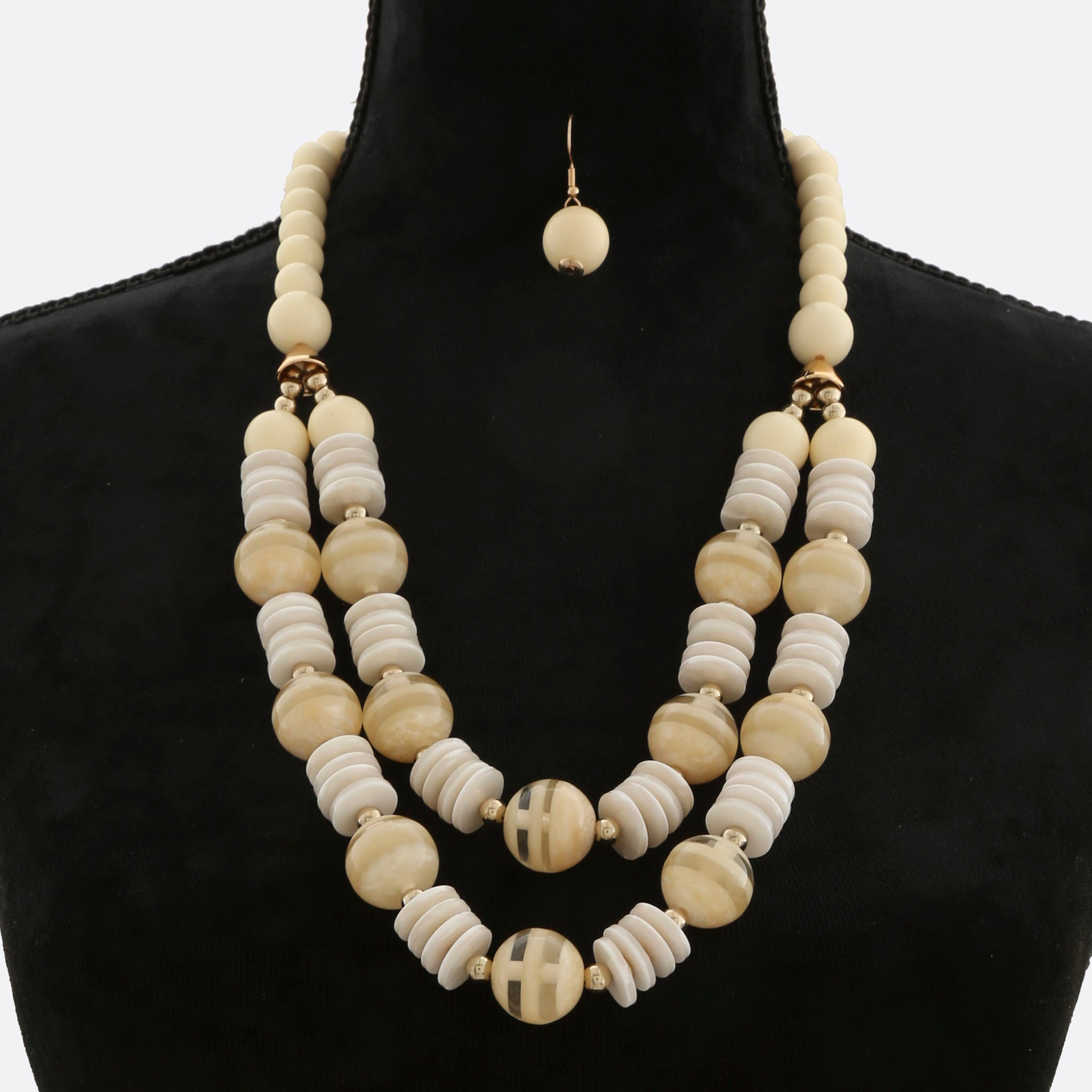 Beaded Layered Necklace