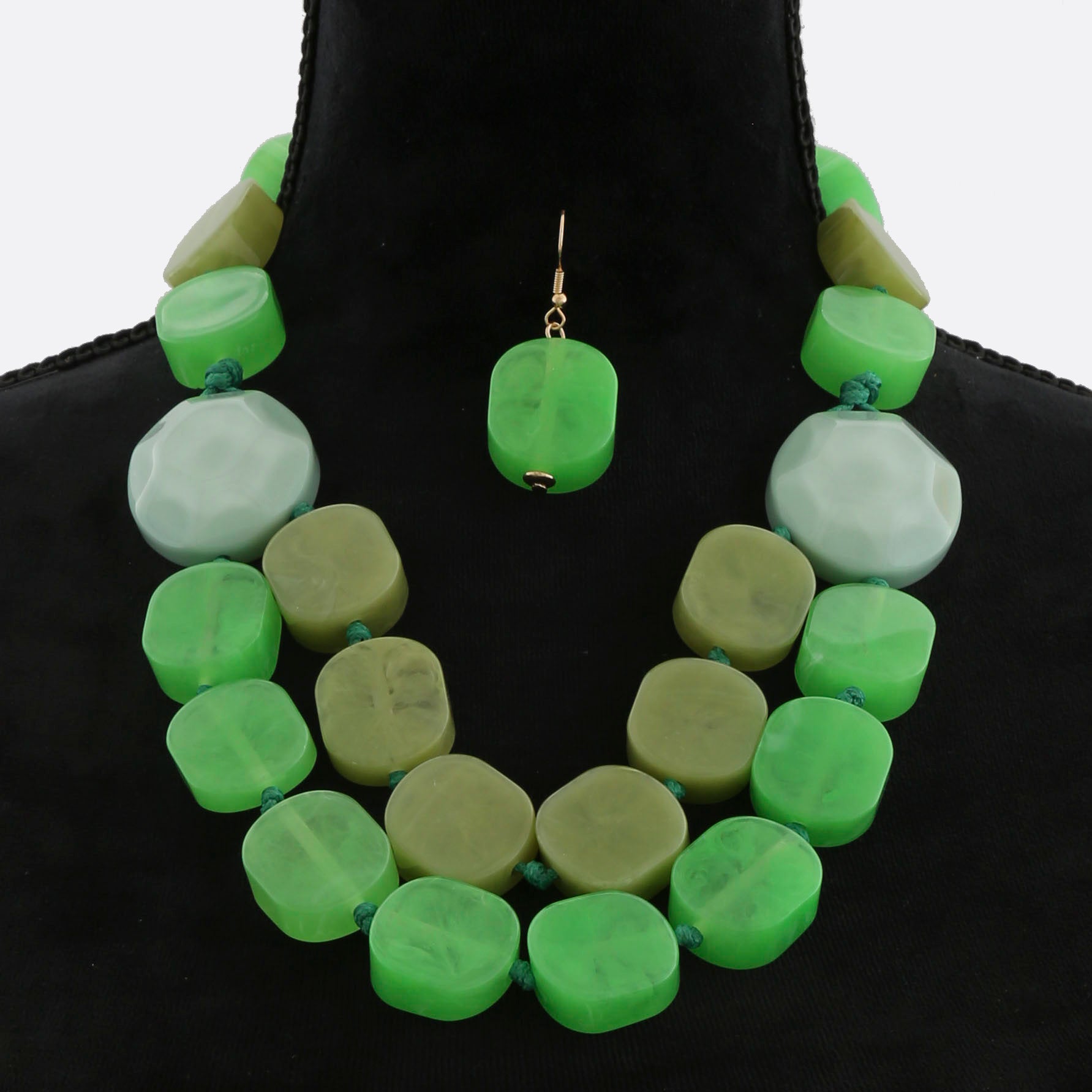 Acetate Beaded Necklace