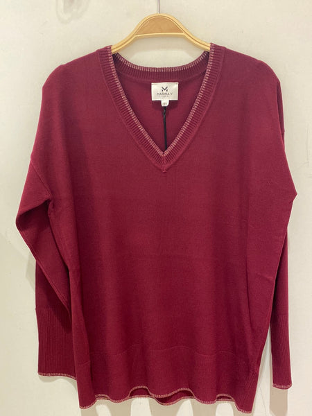 Long Sleeve V-Neck Sweater