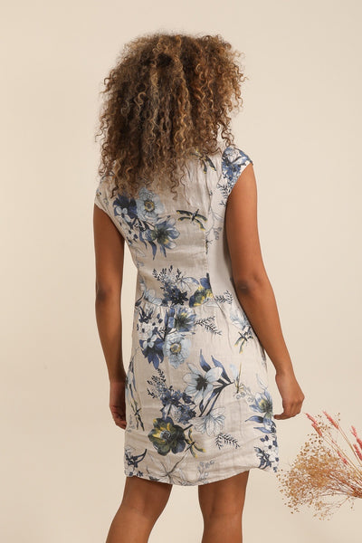 Floral Linen Dress