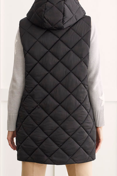 Reversible Hooded Puffer Vest