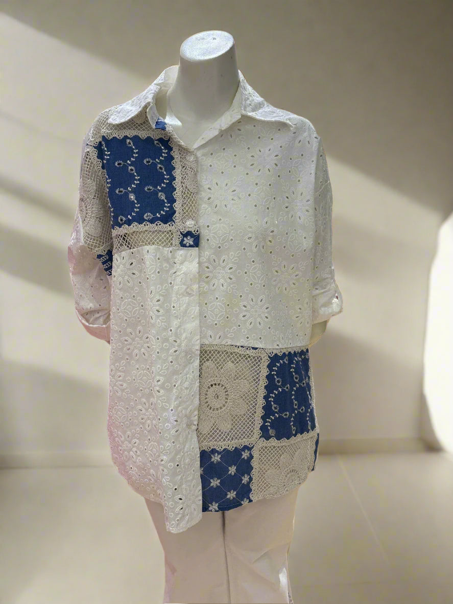 Cotton Embroidery Blouse
