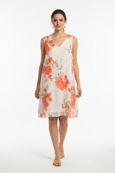 Sleeveless Floral Dress