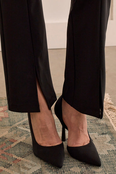 Pull-On Pant with Front Leg Slit