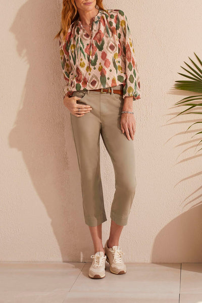 5 Pocket Pull-On Kick Flare Capri