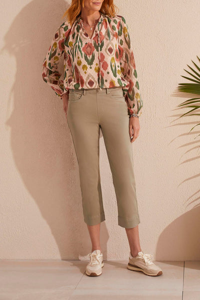 5 Pocket Pull-On Kick Flare Capri