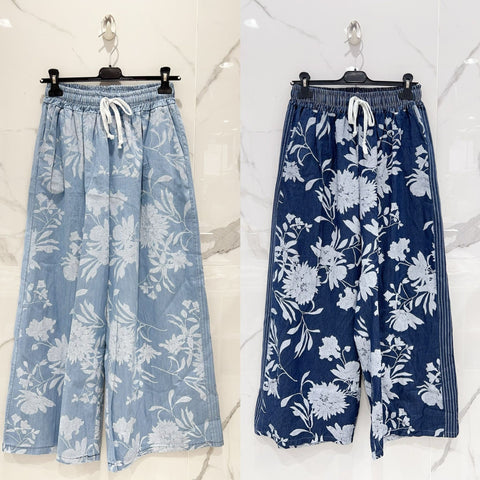 Floral Jean Pants