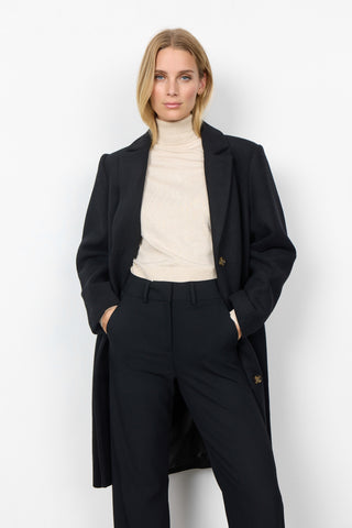 Wool Blend Long Coat