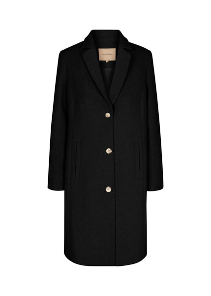 Wool Blend Long Coat