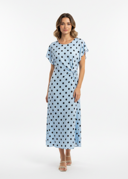 Sleeveless Polka Dot Dress