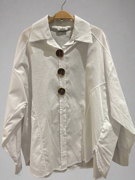 Cotton Shirt With Buttons