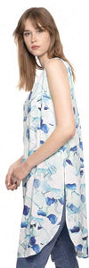 Sleeveless Print Tunic
