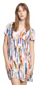 Sleeveless Print Dress