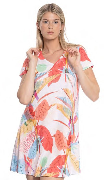 Sleeveless Print Dress
