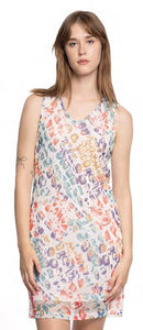 Sleeveless Print Dress