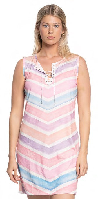 Sleeveless Print Dress