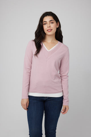 Long Sleeve V-Neck Sweater