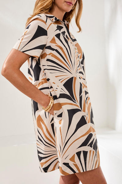 Button-Up Cotton Printed Dress