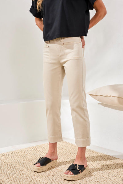5 Pocket Pull-On Kick Flare Capri