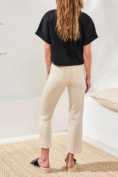 5 Pocket Pull-On Kick Flare Capri