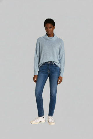 Long Sleeve Loose Turtle Neck Sweater