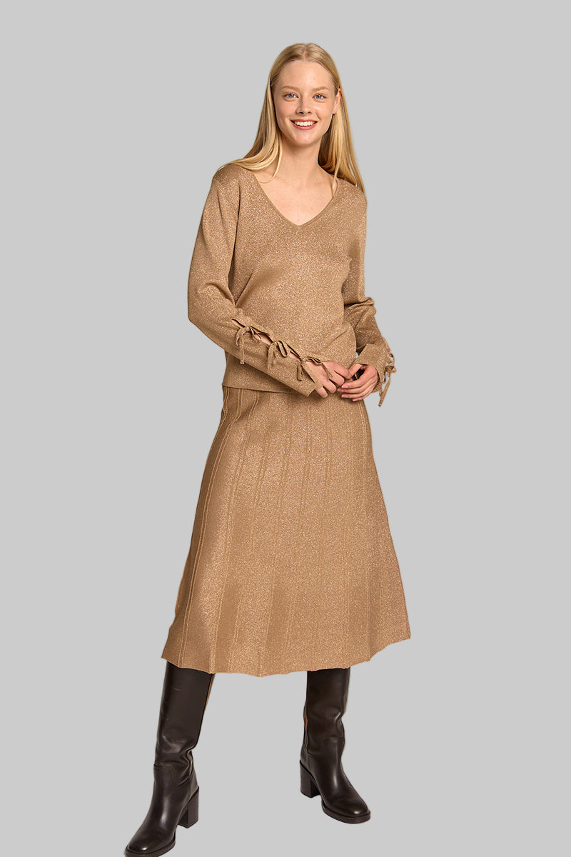 Long Sleeve Lurex  Sweater