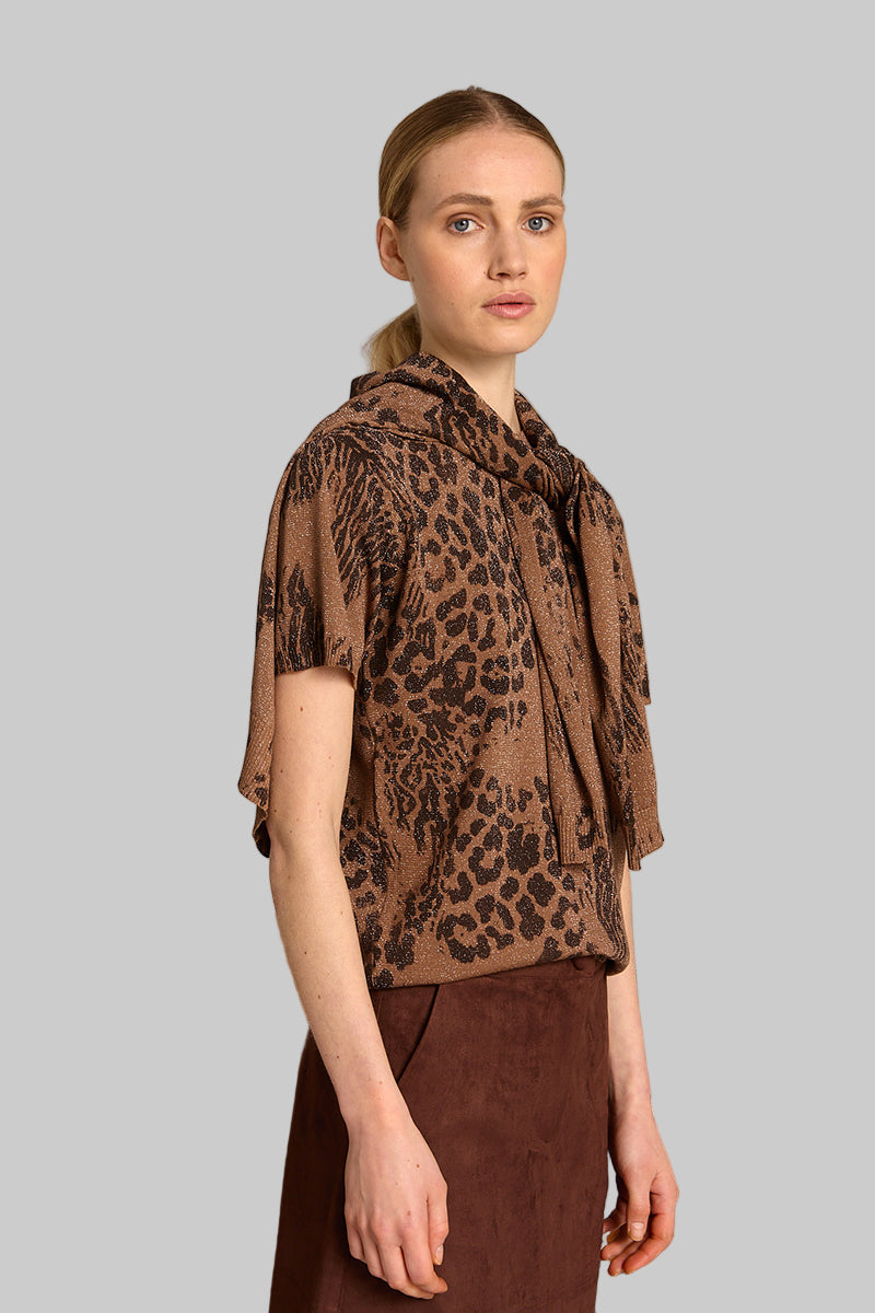 Animal Print Sweater