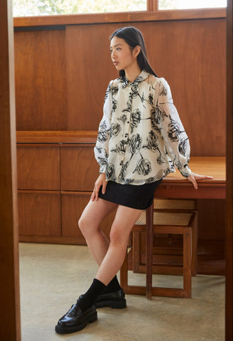 Floral Chiffon Blouse