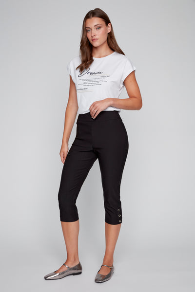 Pull-On Cropped Pants